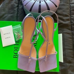 Bottega Stretch 90mm leather sandals